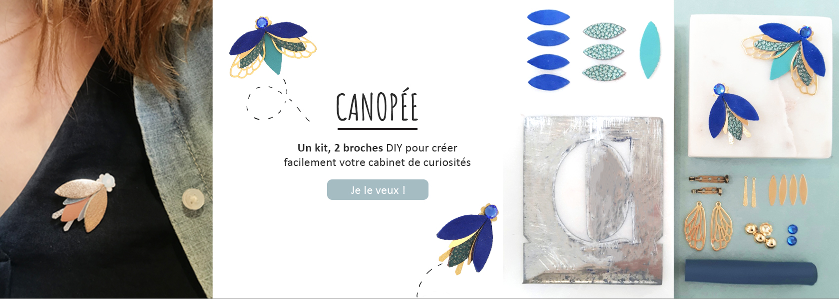 kit bijoux broches canopee