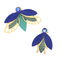 broches insectes DIY cuir kit canopee